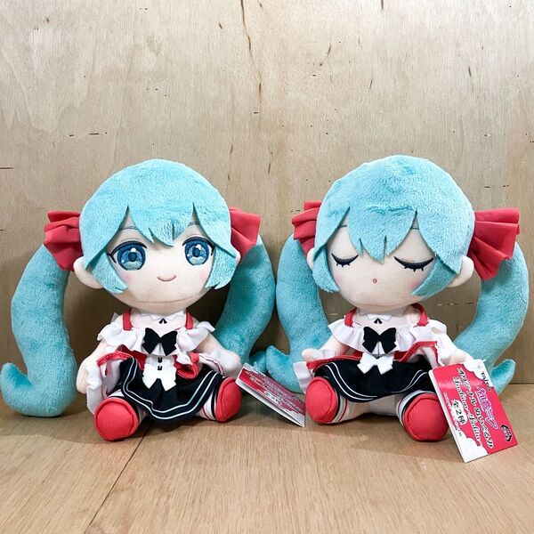 【未使用】初音ミク オリジナルぬいぐるみ Fashion Lolita 2種セット ☆ダンボール配送
