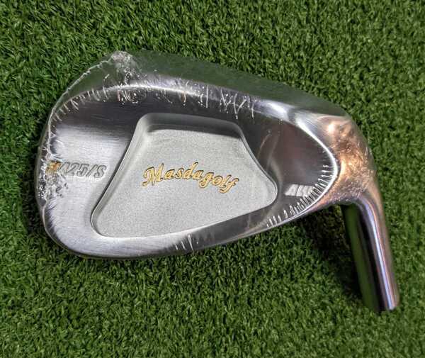 新品 マスダゴルフ スタジオ ウェッジ M425ストレート AW 52° ニッケルクロムメッキサテン仕上げ ヘッドのみ マスダオリジナルソケット付