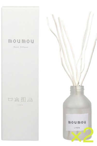 moumou ムームー リードディフューザー 2本セット リネン