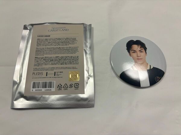【SEVENTEEN】CARAT LAND(ケレン) LUCKY DRAW 缶バッジ バーノン