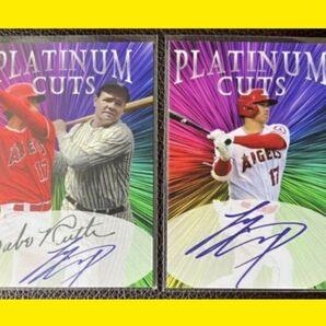 ☆送料無料☆大谷翔平ベ ーブルース 2枚セット 1000枚限定生産サイン入り PLATINUM CUT