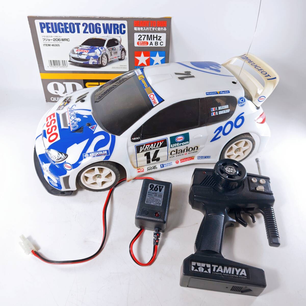 タミヤ RCカー QD プジョー 206 WRC ラジコン 1/10 自動車 タミヤ RCカー QD プジョー 206 WRC ラジコン 1/10 自動車