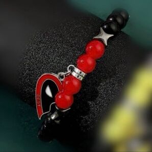 残り1点!【輸入品】デッドプール&ウルヴァリンBFFブレスレット(デッドプール)