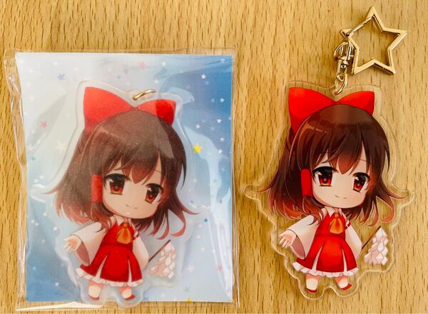 東方project 博麗霊夢 新品 アクリル挟み込み 保護フィルム付き サークル解散の為在庫出品 今が最安値