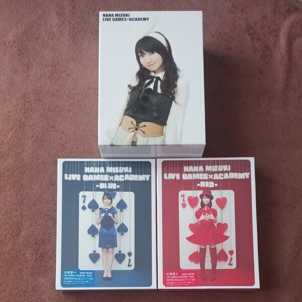 LIVE GAMES × ACADEMY RED BLUE 特典スリーブケース セット 水樹奈々