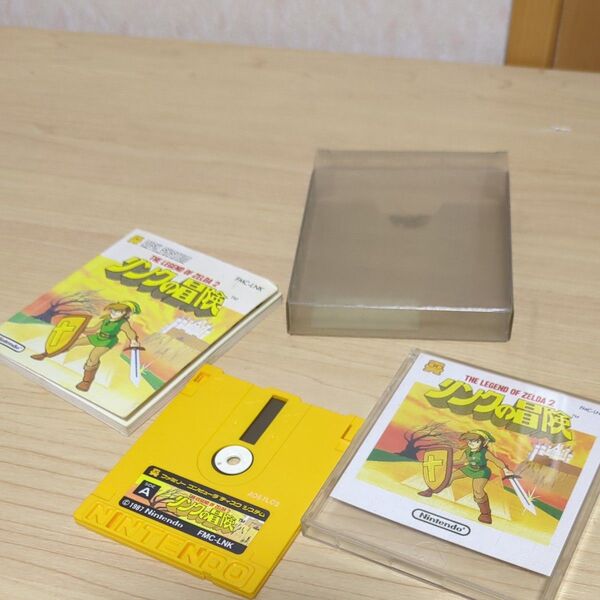 ディスクシステム ファミコン リンクの冒険 動作確認済 説明書あり