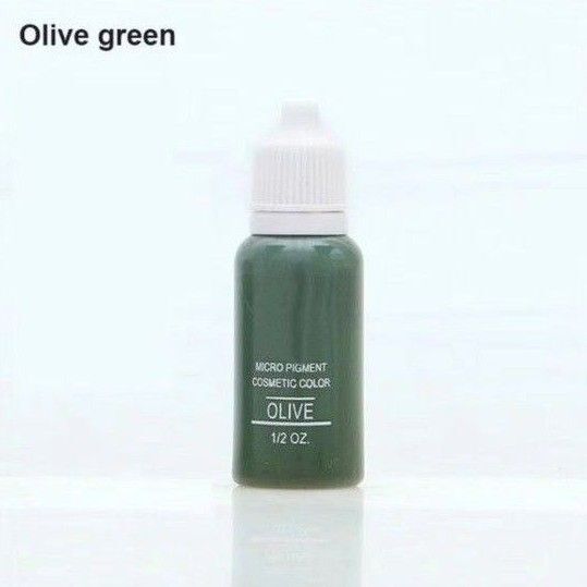 アートメイクMicroPigmentBioTouch色素 眉アート・OliveGreen オリーブグリーン 海外輸入品