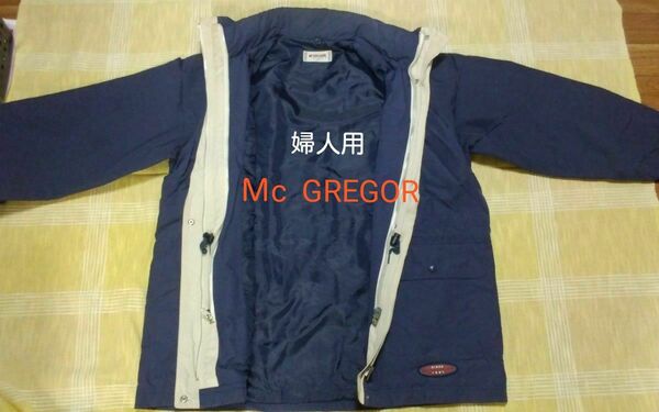 ◆【着用済】《婦人用・ジャンパー》 〔Mc GREGOR/マクレガー〕 ●サイズ/Mとなって居りますが、大きく、Lサイズ相当です。