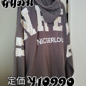GYDA UNREAL NICGERLOUS ZIPUP パーカー パーカー