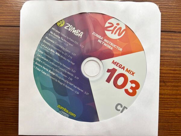 ズンバ CD megamix103