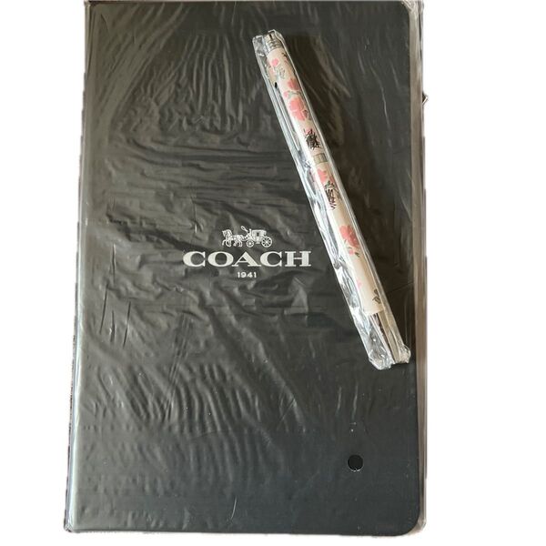 COACH ハードカバーノート&ボールペン