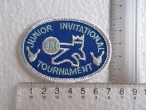 ボウリング Junior Tournament ダブルス BRC ボール ワッペン/ ビンテージ アメリカ USA ボーラーシャツ おしゃれ 109_画像8