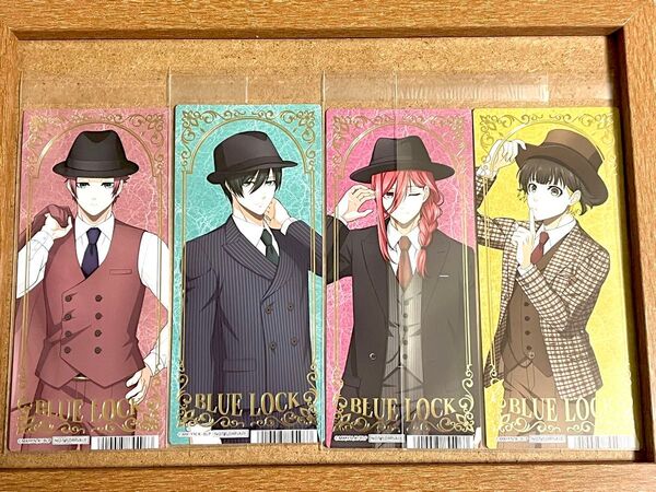 ブルーロック アニメイト購入特典 箔押ししおり 4点セット
