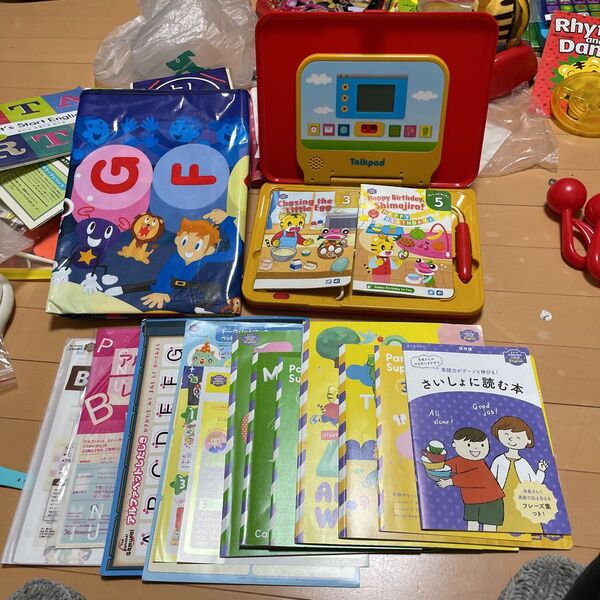 こどもちゃれんじじゃんぷEnglish 3月号&5月号セット トークパッドDVD 英語 教材