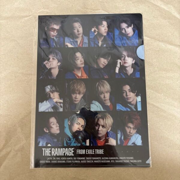 THE RAMPAGE クリアファイル