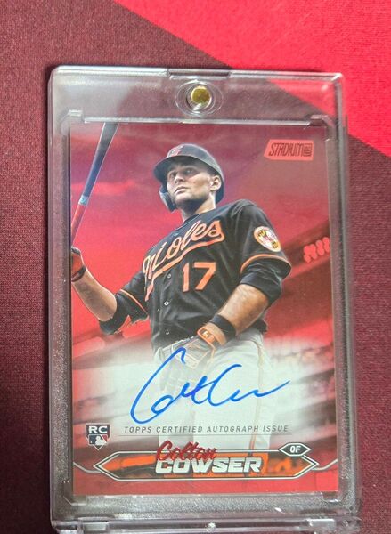 topps コルトンカウザー 直筆RCサインオート /50シリアル colton cowser