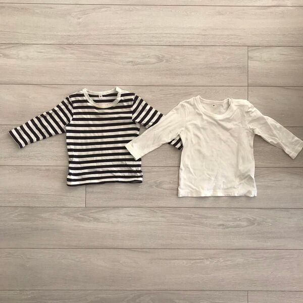 90 無印良品 長袖 Tシャツ ロンT トップス カットソー ボーダー まとめ