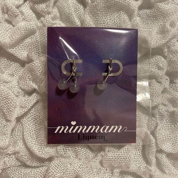 Liquem リキュエム mimmam ツインチェリーピアス miniminiピアスmamカラーミムマム