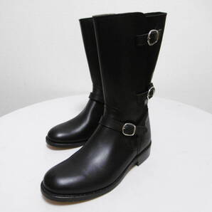 Tricker`s トリッカーズ モーターサイクルブーツ ロングブーツ シューズ ENGLAND製 ブラック UK4-5 レディース 23cm 未使用保管品