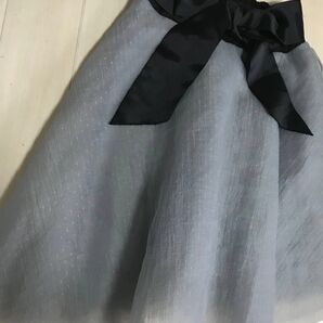 チュール スカート リボン付き
