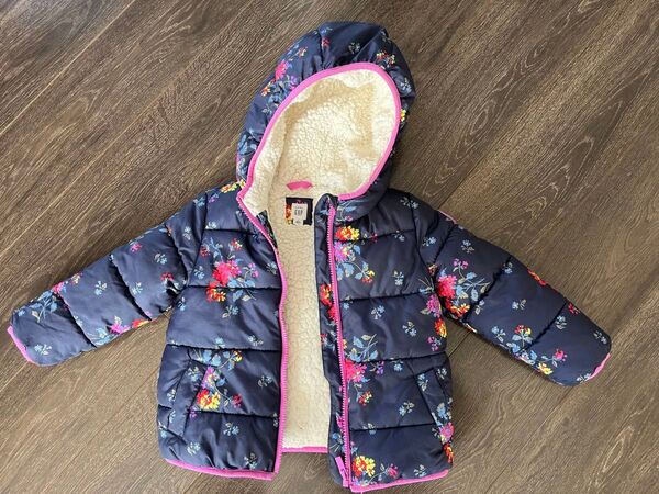 BABY GAP 花柄 中綿コート 4歳用 105