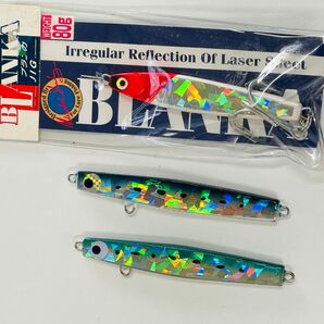 ヨーヅリ ブランカ 80g BRAVE ジャストソルトジグ 77g 青物 太刀魚 3本セット 未使用あり