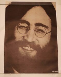 The Beatles　JOHN LENNON　ビートルズ　ジョンレノン　59×84cm UNI co.