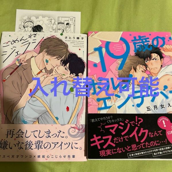 ごめんねジェラシー&19歳のポルノエンデバー 商業bl