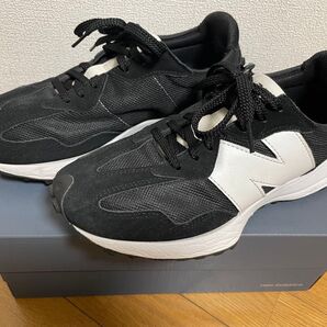 new balance ニューバランス MS327 27.5cm スウェード 黒