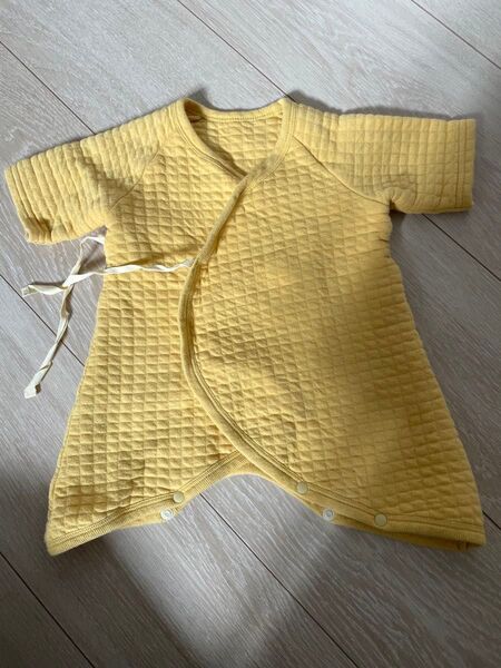 アカチャンホンポ カバーオール ロンパース 男の子 女の子 50-60センチ 3-6キロ 黄色