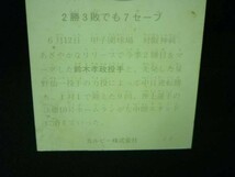 カルビープロ野球カード75★激戦!逆転シリーズ841 中日 鈴木孝政■3.18_画像3