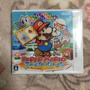 良品 任天堂 ニンテンドー3DS ペーパーマリオ スーパーシール