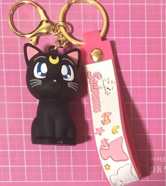 セーラームーン ルナ キーホルダー お値下げ