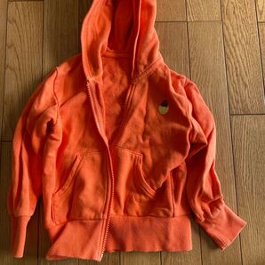インセクトコレクション パーカー オレンジ 蛍 ホタル サイズ100〜110