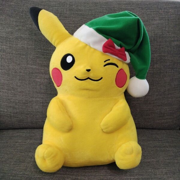 ピカチュウ めちゃでか クリスマス ぬいぐるみ ポケモン