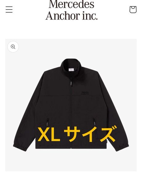 Anchor Inc. Nylon Track Jacket 2.0 BK XLサイズ