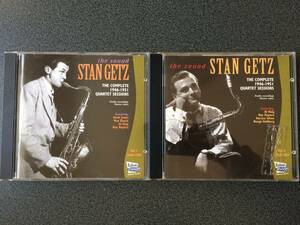 ★☆【CD】STAN GETZ:QUARTET SESSIONS Vol.1(1946-1950) & 2(1950-1951) 2枚セット / スタン・ゲッツ ☆★