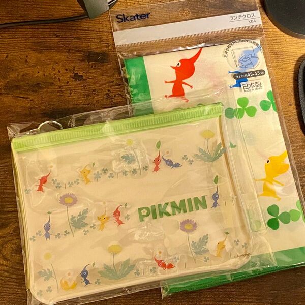 ピクミン ランチクロス&ビニールポーチ セット