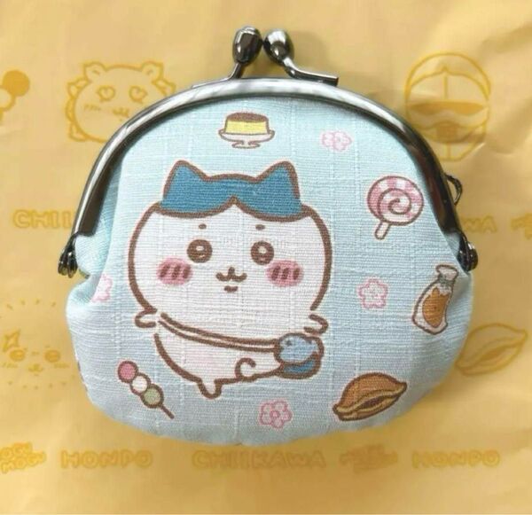 ちいかわ もぐもぐ本舗 がま口 コインケース ハチワレ