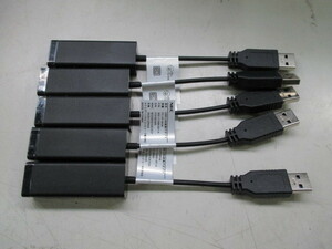 動作品 NEC USB-LAN 変換アダプタ PC-VP-BK06 5本セット 動作品