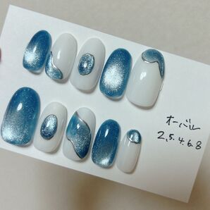 【現品/オーダー】 きらつやマグネットネイル
