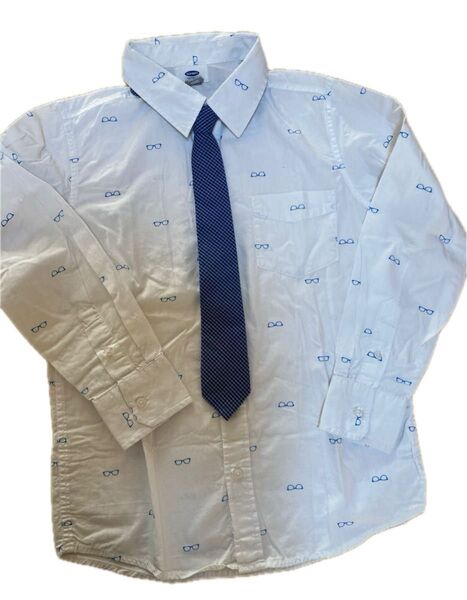キッズ10〜12歳サイズ OLD NAVY長袖 シャツ 140サイズ(ネクタイは別売り品) 24時間以内発送