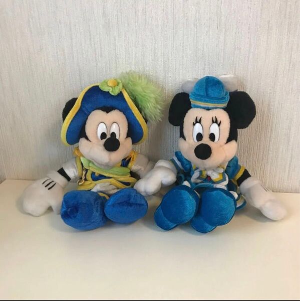 【東京ディズニーシー】ミッキーマウス&ミニーマウスぬいぐるみ☆ 2体セット