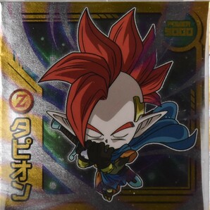 ドラゴンボール 超戦士シールウエハースZ 神の領域 SR W13-12 タピオン 未開封  スーパーレアの画像1