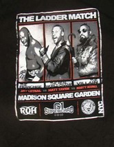 新日本プロレス&ROH MSG G1スーパーカード 3WAY戦 マッチ記念Ｔシャツ ジェイ・リーサル マット・テイヴェン マーティ・スカル Lサイズ_画像2