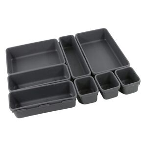 引き出し 仕切り 収納トレイ 文房具 小物 収納 カトラリー 8個セット