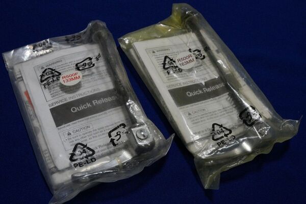 SHIMANO シマノ クリックリリース R500F 133mm R500R 165mm 2セット未使用品