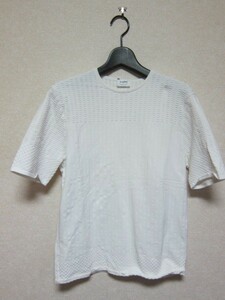 JIL SANDER プルオーバーカットソー 46 半袖 ホワイト #751077 ジルサンダー