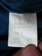 TMT Big Holiday ボーリングシャツ 半袖 S ブルー #TSH-S109S ティーエムティー_画像4