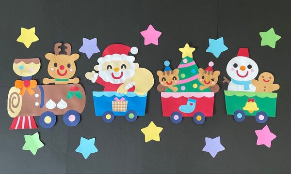 壁面飾り クリスマス 列車